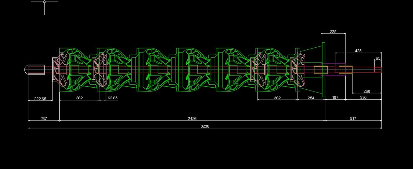 Dimensional CAD drawing