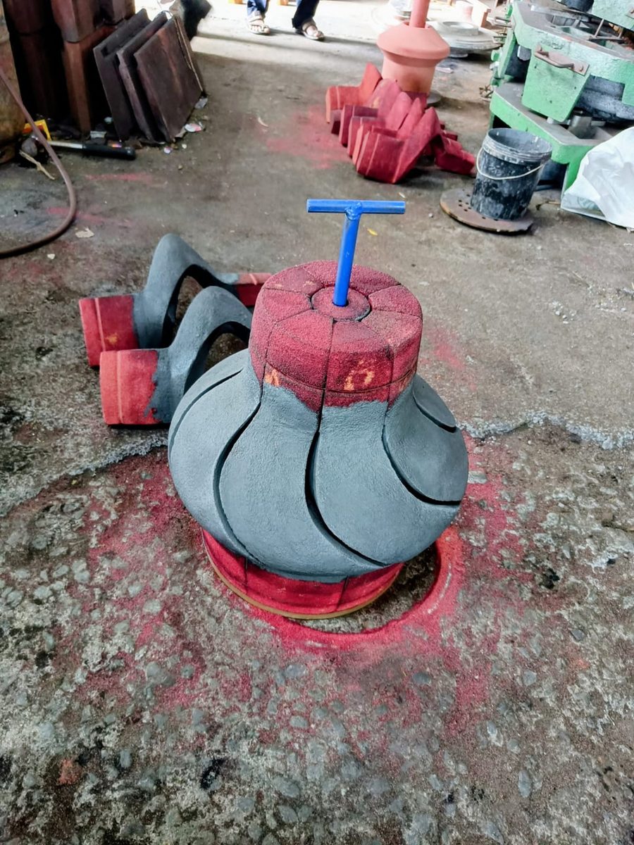 Casting pattern for pump component