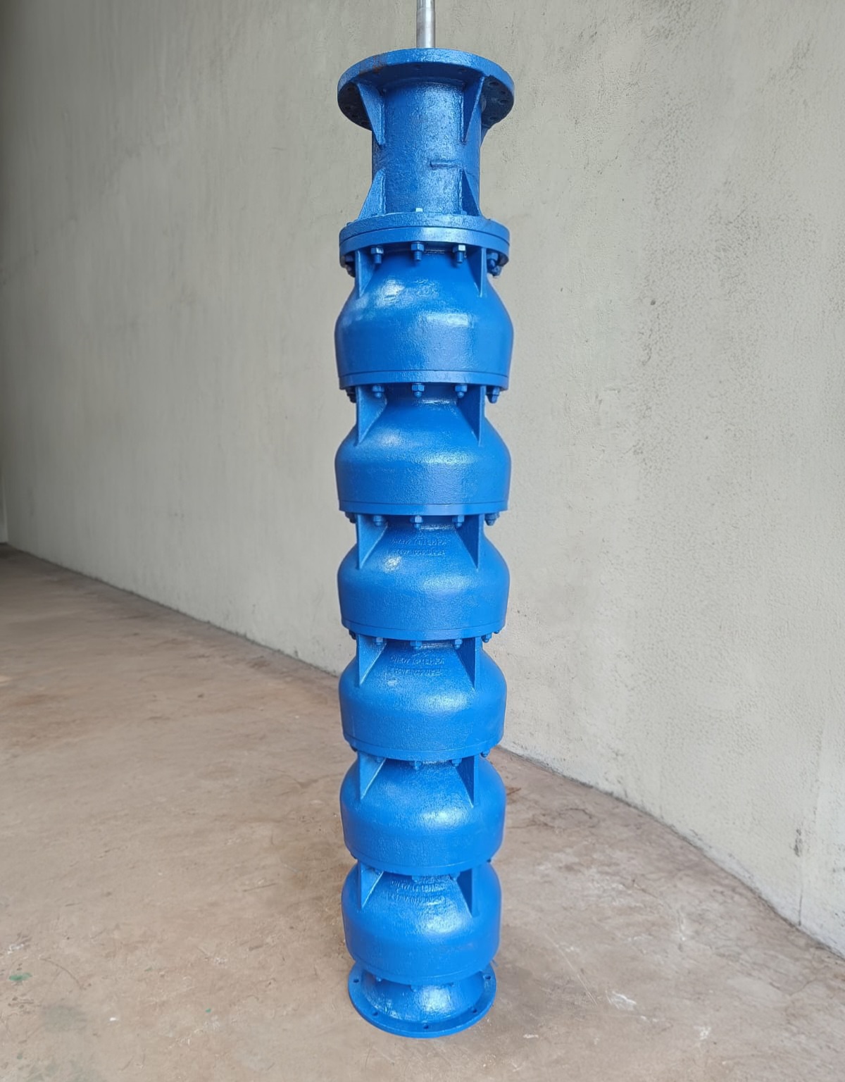 Vertical turbine pump column and bowl assembly serviced by Incoses Engineering