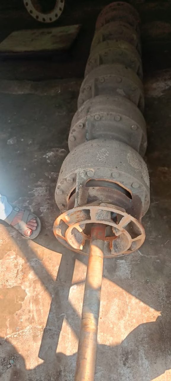 VT pump shaft inspection