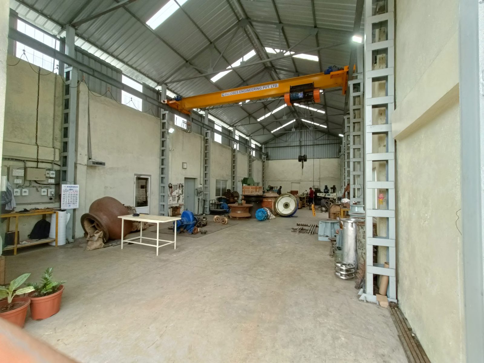 Incoses Engineering workshop interior
